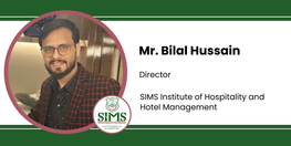 Interview Mr Bilal Hussain Director at SIMS Institute of Hospitality and Hotel Management